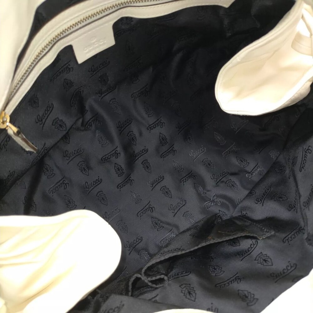 Gucci Hysteria White Satchel with Gold Accents - Picture 11 of 12